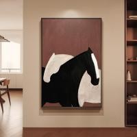 ราคา Home Studio กรอบรูปตกแต่งผนังบ้าน Horse Designed Wall Decorating Art III Size M Brown (12349891)