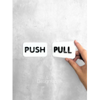 ราคา Designfacป้ายดึงผลัก ป้ายดึง ป้ายผลักประตู PULL PUSH ป้ายอะคริลิคนูนมีมิติโมเดิร์น ลอฟท์ มินิมอล ขาว PULL 1 + PUSH 1 ป้ายโมเดิร์น (12335996)