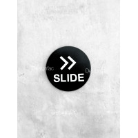 ราคา Designfac ป้ายเลื่อนประตู SLIDE แบบวงกลม ป้ายเลื่อนซ้าย ป้ายเลื่อนขวา ป้ายอะคริลิค โมเดิร์นมินิมอล, ดำ เลื่อนขวา 1 ป้าย (12335851)