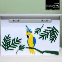 ราคา designfac ตู้จดหมายอะคริลิคลายสวยๆ ตู้รับจดหมาย ตู้ไปรษณีย์ นูนสวยมีมิติ สไตล์โมเดิร์น มินิมอล (12372559)