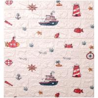 ราคา Homelove วอลเปเปอร์สามมิติ มีกาวในตัวติดผนัง 3D wallpaper แผ่นใหญ่ 70*77cm วอลล์เปเปอร์ลายอิฐ ลายหิน เรือใบ 70*77cm (12449537)