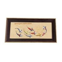 ราคา G.gift กรอบรูปปลาคราฟ 9 ตัว แบบมินิมอล แบบ ที่ 2 ข้อความ (12456075)