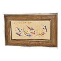 ราคา G.gift กรอบรูปปลาคราฟ 9 ตัว แบบมินิมอล แบบ ที่ 3 ข้อความ (12456077)