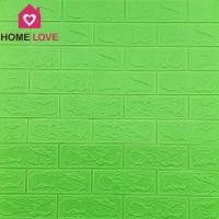 ราคา Homelove วอลเปเปอร์ สามมิติ 3D wallpaper ติดผนัง วอลล์เปเปอร์ลายอิฐ มีกาวในตัว 1 แผ่น หลายสีแผ่นใหญ่ เขียวมะนาว3D - LL (12449432)