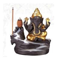 ราคา Dplus กระถางธูปกำยาน รูปองค์พระพิฆเนศ ทรงเครื่องทอง ปางประทานพร พร้อมกำยาน 30 ดอก พระพิฆเนศ +100 กำยาน (12412764)