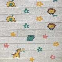 ราคา Homelove วอลเปเปอร์สามมิติ 70*38cm มีกาวในตัวติดผนัง 3D wallpaper วอลล์เปเปอร์ลายอิฐลายน่ารักแผ่นใหญ่ ลายการ์ตูน ยีราฟ 3D-8CT (12448956)