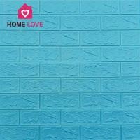 ราคา Homelove วอลเปเปอร์ติดผนัง 3 มิติ แผ่นใหญ่ มีกาวในตัว สติ๊กเกอร์ติดผนัง 3D ฟ้าเข้ม 3D - SSS (12449093)