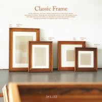 ราคา SKILLED กรอบรูปไม้จริง ไม้สัก | Classic Frame จัตุรัส 40x40 cm. (12496514)
