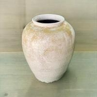 ราคา Lanna Pottery Vase แจกันดินเผาทรงไหอ้วนเรียบ ขนาด 23 x 29 cm. สีเหลือง (12478895)