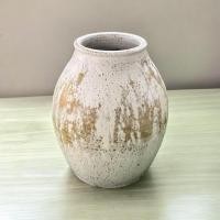 ราคา Lanna Pottery Vase แจกันดินเผาทรงไหปากตัดจิ๋ว ขนาด 18 x 23 cm. สีเหลือง (12479066)