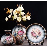 ราคา INTERY เซตแจกันดอกไม้และจาน จานแต่งบ้าน จานตั้งโชว์ ของแต่งบ้าน CT142B089 DECHOME 04. (10997716)