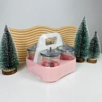 ราคา Dish.is.ceramics ชุดเครื่องปรุง พวงเครืองปรุง สแตนเลส สีพาสเทล ชุดพวงสีชมพู (12375497)