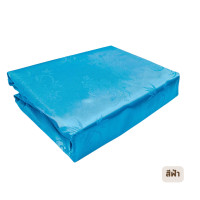 ราคา Russia สีพื้น พิมพ์ลาย ผ้าปูที่นอน เนื้อแพรรัสเซีย ขนาด 6 ฟุต จำนวน 4 ชิ้น สีฟ้า ผ้าปูที่นอน 6 ฟุต (12441828)