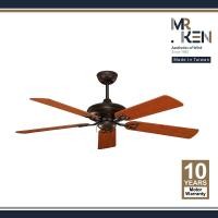 ราคา MR.KEN พัดลมเพดาน รุ่น CASSANDRA DC MOTOR พัดลมเพดานคลาสสิค ขนาด 52" พร้อมรีโมทคอนโทรล DB (รีโมท) (12448163)