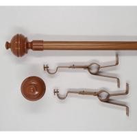 ราคา ผ้าม่านสำเร็จรูป ชุดอัพเกรดราว1ชั้นเป็นราว2ชั้น ม่านทึบ+ม่านโปร่ง สีสัก,2.00 เมตร (12566059)