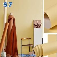 ราคา You2wall Wallpaper ติดผนัง วอลเปเปอร์ติดผนัง มีกาวในตัว สติ๊กเกอร์ตกแต่ง ลายสีพื้น/สีเรียบ DIY wall sticker SJ 7 (พื้นครีม),1 ม้วน (12584577)