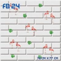 ราคา You2wall Wallpaper ติดผนัง วอลเปเปอร์ติดผนัง แผ่นใหญ่ 7077cm. มีกาวในตัว สติ๊กเกอร์ติดผนัง 3D ตกแต่งห้อง DIY FB 24,( 1 ชุด 5 แผ่น ) (12584744)