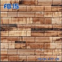 ราคา You2wall Wallpaper ติดผนัง วอลเปเปอร์ติดผนัง แผ่นใหญ่ 7077cm. มีกาวในตัว สติ๊กเกอร์ติดผนัง 3D ตกแต่งห้อง DIY FB 15,( 1 ชุด 5 แผ่น ) (12584752)