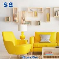 ราคา You2wall Wallpaper ติดผนัง วอลเปเปอร์ติดผนัง มีกาวในตัว สติ๊กเกอร์ตกแต่ง ลายสีพื้น/สีเรียบ DIY wall sticker SJ 8 (พื้นขาว),1 ม้วน (12584558)