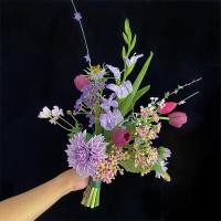 ราคา D PETAL จำลองดอกไม้จริง100% ดอกไม้ประดิษฐ์ ช่อดอกไม้เจ้าสาว สไตล์คันทรี่ สไตล์การวาดภาพสีน้ำมัน งานแต่งงาน DP2408 (12571576)