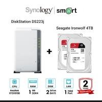 ราคา Synology DiskStation DS223j 2-Bay + 2 x Seagate Ironwolf 4TB / 6TB / 8TB DS223j + 6TBx2 (12653703)