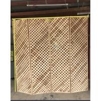 ราคา Nobpha9 ฉากกั้นไม้สักแท้ สูง1.8-2เมตร กว้าง2เมตร ระแนงบังตา ระแนงกั้นห้อง กั้นสวน แต่งสวน ฉาก200*200+ขาตั้ง (12664303)