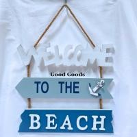 ราคา Good Goods ป้ายแขวน ป้ายแนวทะเล ป้ายสไตล์บีช ของแต่งบ้านแนวทะเล พร็อพแต่งบ้าน แต่งร้าน ตกแต่งธีมชายหาด (12634149)