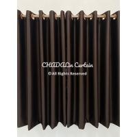 ราคา CDL ม่านหน้าต่าง ผ้าม่านกั้นห้อง ม่านประตู ผ้าม่านกั้นแอร์ เย็บแบบสอดลวด กว้าง 100 สูง 130 ซม พื้นเรียบ#8ตาลเข้ม (12656150)