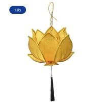 ราคา neobee โคมไฟดอกบัว โคมไฟ LED ผ้าสไตล์จีน ญี่ปุ่น Lotus โคมระย้า เทศกาล ปีใหม่ ของตกแต่ง ทีห้อย 1 (12645369)