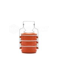 ราคา PT ware ปิ่นโตเคลือบ หลากสี ตรากระต่าย ขนาด10cm x 3ชั้น สีส้ม (12698544)
