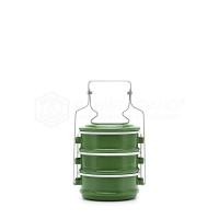 ราคา PT ware ปิ่นโตเคลือบ หลากสี ตรากระต่าย ขนาด10cm x 3ชั้น สีเขียวเข้ม (12698546)