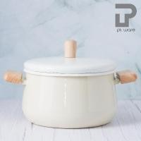ราคา PT ware หม้อเคลือบอินาเมล 2 หู หม้อเคลือบ หม้อ หม้อสองหู พร้อมฝา ขนาด3.0ลิตร สีวานิลลา (Vanilla) Normal (12698740)