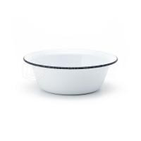 ราคา PT ware ชามเคลือบ ชามสังกะสีเคลือบ ชามเคลือบทรงลึก สีขาว ตรากระต่าย ขนาด 16-26 ซม. 20ซม. (12698941)