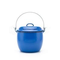 ราคา PT ware หม้อหูหิ้วเคลือบสีน้ำเงิน หม้ออวย ขนาด 16cm ,18cm ตรากระต่าย 18cm (12698818)