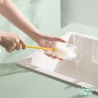 ราคา Fudonar ฟองน้ำล้างขวดอเนกประสงค์ แบบมีด้ามจับ ฟองน้ำล้างแก้ว ล้างขวดนม สินค้าพร้อมส่ง ME2-001 สีส้มด้ามส้ม (12705767)