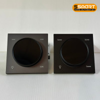 ราคา เอสสมาร์ท สวิทช์ไฟหรี่ แบบหมุน รุ่นX39UAG เทา 2gang (12705823)
