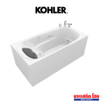 ราคา KOHLER อ่างอาบน้ำระบบน้ำวน 12 หัวเจ็ต พร้อมก๊อกลงอ่างอาบน้ำ รุ่น Karess 1700 แบบเข้ามุมขวา (12706084)