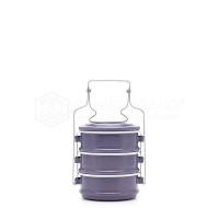ราคา PT ware ปิ่นโตเคลือบ หลากสี ตรากระต่าย ขนาด10cm x 3ชั้น สีม่วง (12698543)