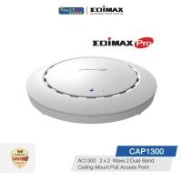 ราคา EDIMAX (CAP1300) Access Point AC1300 2 x 2 Wave 2 Dual-Band Ceiling-Mount PoE เราเตอร์ (10770639)