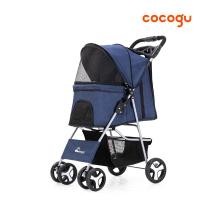 ราคา COCOGU Pet Trolley รถเข็นสัตว์เลี้ยงรับน้ำหนักได้ 30KG พร้อมช่องเก็บของด้านล่าง พับเก็บได้ รุ่น DTC-804 Blue - Linen (12314347)