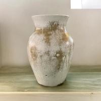 ราคา Lanna Pottery Vase แจกันดินเผาทรงปากแตร ขนาด 22 x 32 cm. สีเหลือง (12479062)