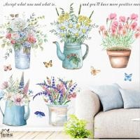 ราคา Sticker Life สติ๊กเกอร์ติดผนัง ลายดอกไม้ ต้นไม้ สติกเกอร์ 3D diy สติกเกอร์แต่งผนัง ถอดออกได้ วอลเปเปอร์ ติดกระจก A83 (01094) (12551711)