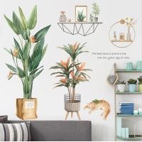 ราคา Sticker Life สติ๊กเกอร์ติดผนัง ลายดอกไม้ ต้นไม้ สติกเกอร์ 3D diy สติกเกอร์แต่งผนัง ถอดออกได้ วอลเปเปอร์ ติดกระจก A97 (01108) (12551725)