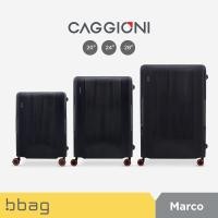 ราคา Caggioni กระเป๋าเดินทางแบบโครง รุ่นมาโคร (Marco C22011) วัสดุPP คลิปล็อค 3 ด้าน Dark grey,20 นิ้ว (12634292)