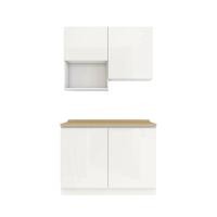 ราคา Index Living Mall ชุดครัว รุ่นเตตริส โมเดล A ขนาด 120 ซม. - สีขาว ไม่มีซิงค์ (12664919)