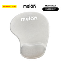 ราคา Melon แผ่นรองเม้าส์ รองข้อมือ ML-322,ML222 Mousepad แบบ มีที่รองข้อมือนุ่มๆ Grey (เทา) (12704303)
