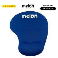 ราคา Melon แผ่นรองเม้าส์ รองข้อมือ ML-322,ML222 Mousepad แบบ มีที่รองข้อมือนุ่มๆ Blue (น้ำเงิน) (12704302)