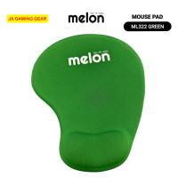 ราคา Melon แผ่นรองเม้าส์ รองข้อมือ ML-322,ML222 Mousepad แบบ มีที่รองข้อมือนุ่มๆ Green (เขียว) (12704301)