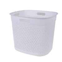 ราคา UNI-WARE ตะกร้าผ้าพลาสติก มูจิ สีขาว |BAI| ทรงสูง รุ่น 63511 (12708003)