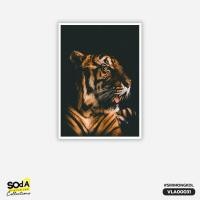 ราคา SOdAPrintinG ภาพตกแต่งบ้านสำเร็จรูป รุ่น เสือ Tiger VLA00031 70X50 CM. (10754612)